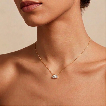 Toi et Moi Pendant Necklace