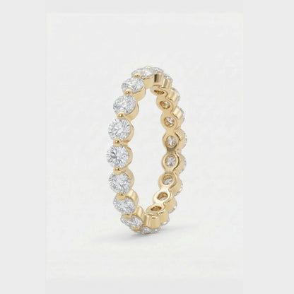 1.96CT Dainty Round Eternity Ring