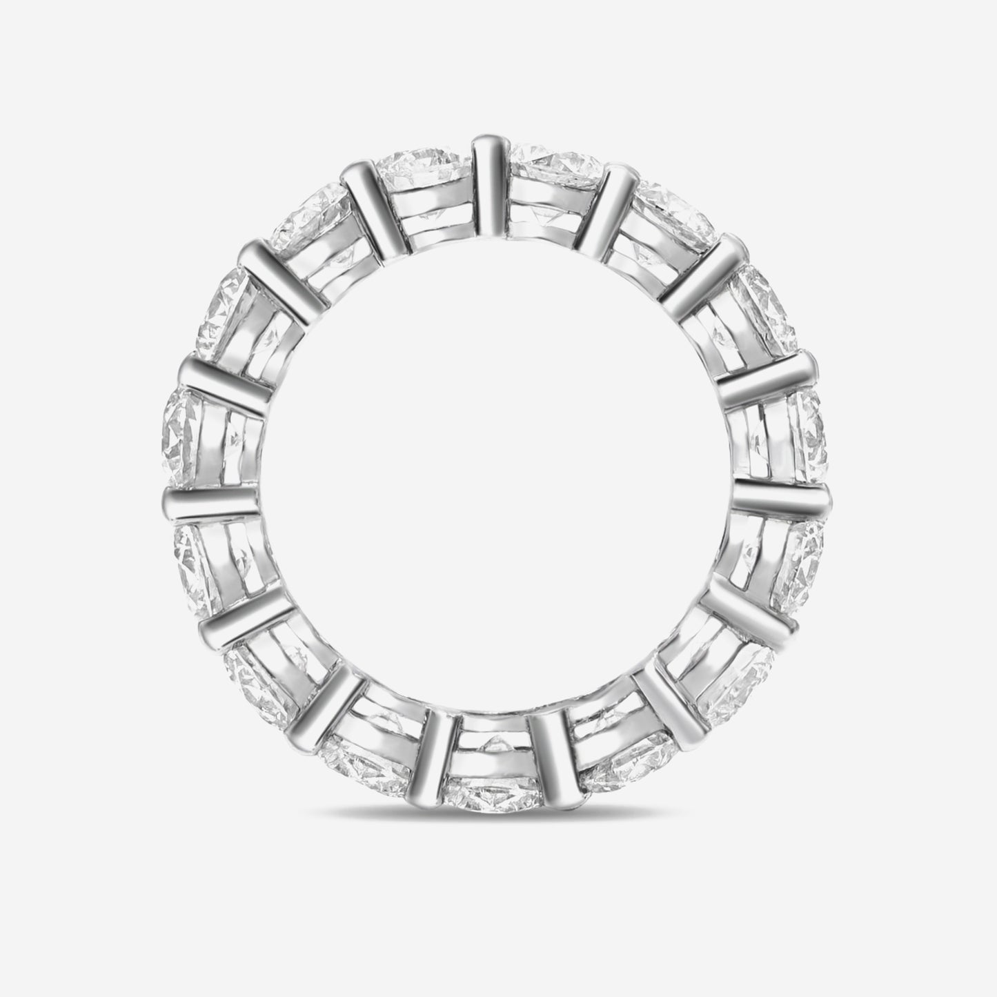 4ct round diamond eternity band