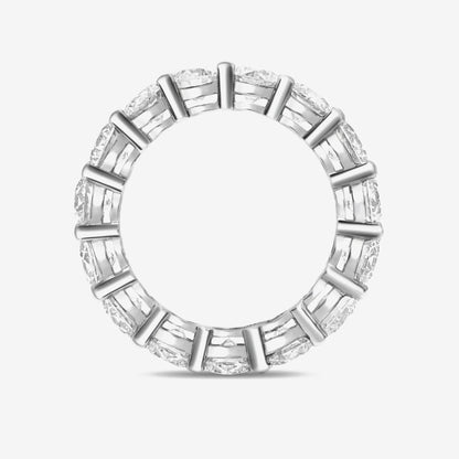 Round Lab Diamond Eternity Band