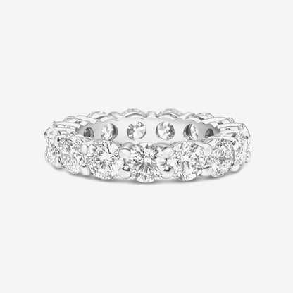 Round Lab Diamond Eternity Band