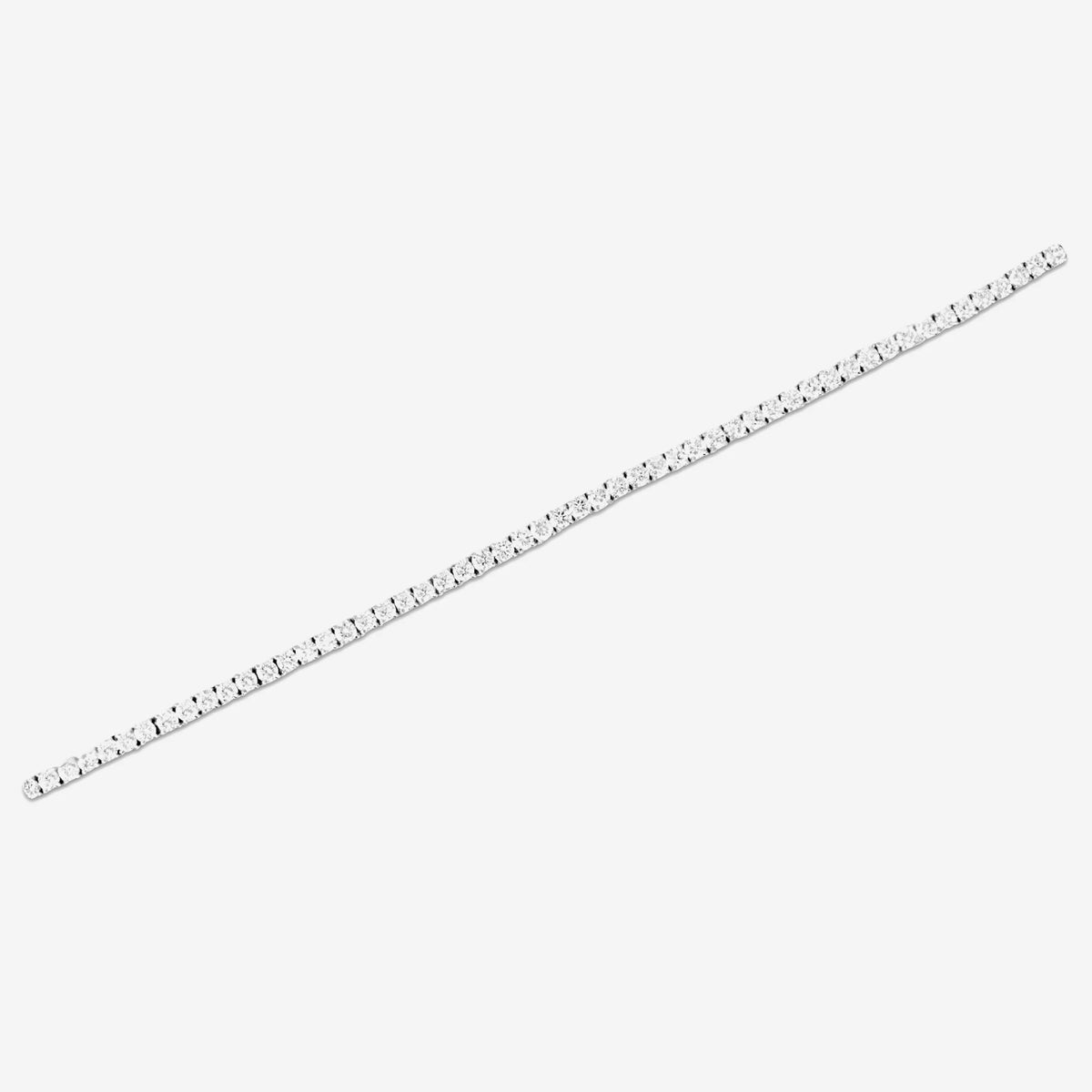 classic lab diamond tennis necklace