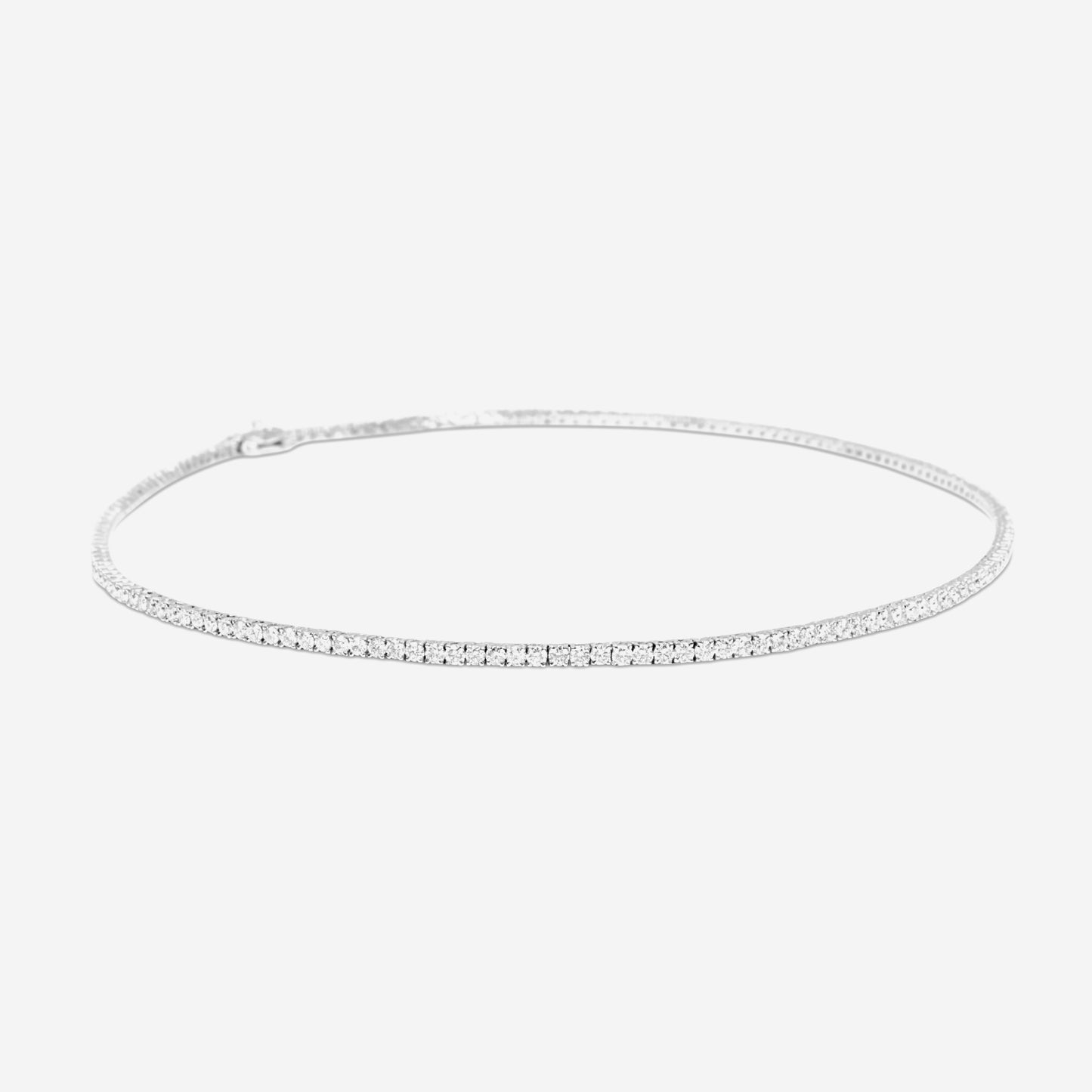 7ct classic diamond tennis necklace