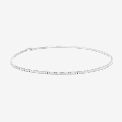 Classic Lab Diamond Tennis Necklace