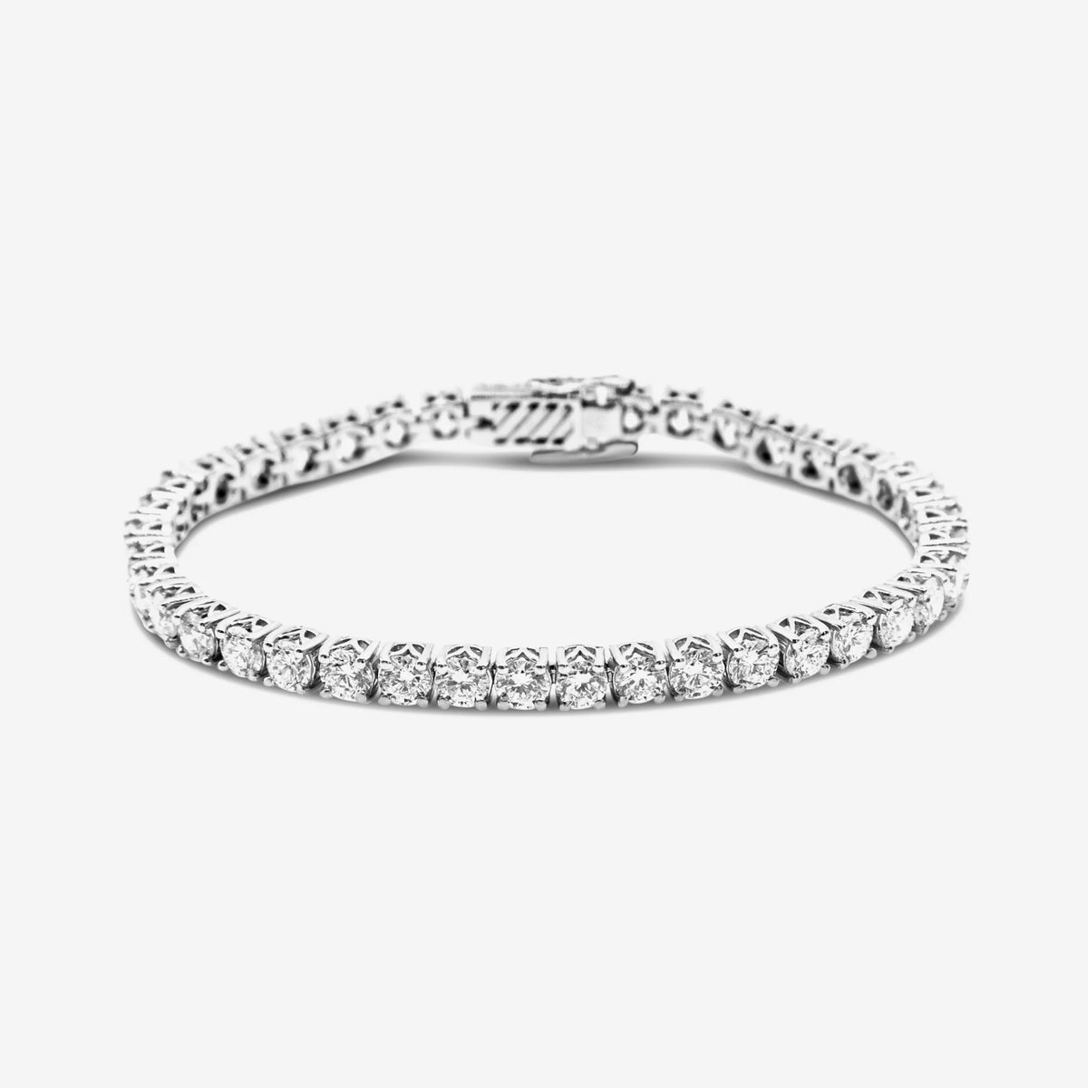 classic lab diamond tennis bracelet