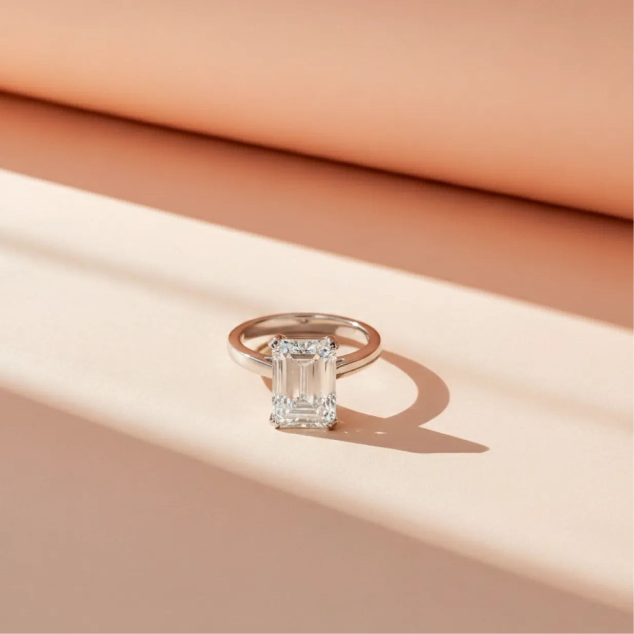 4 ct Emerald Solitaire Ring