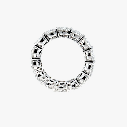5.26CT Round Diamond Eternity Band WG