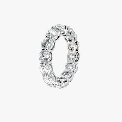 5.26CT Round Diamond Eternity Band WG