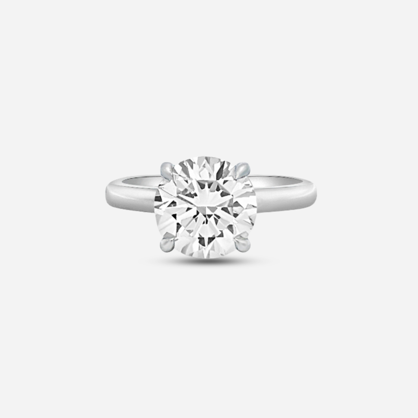 3ct classic round diamond solitaire
