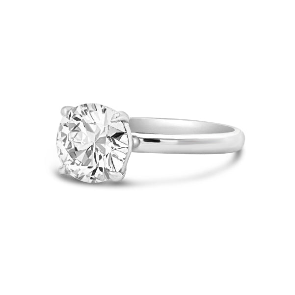 3ct Classic Round Diamond Solitaire