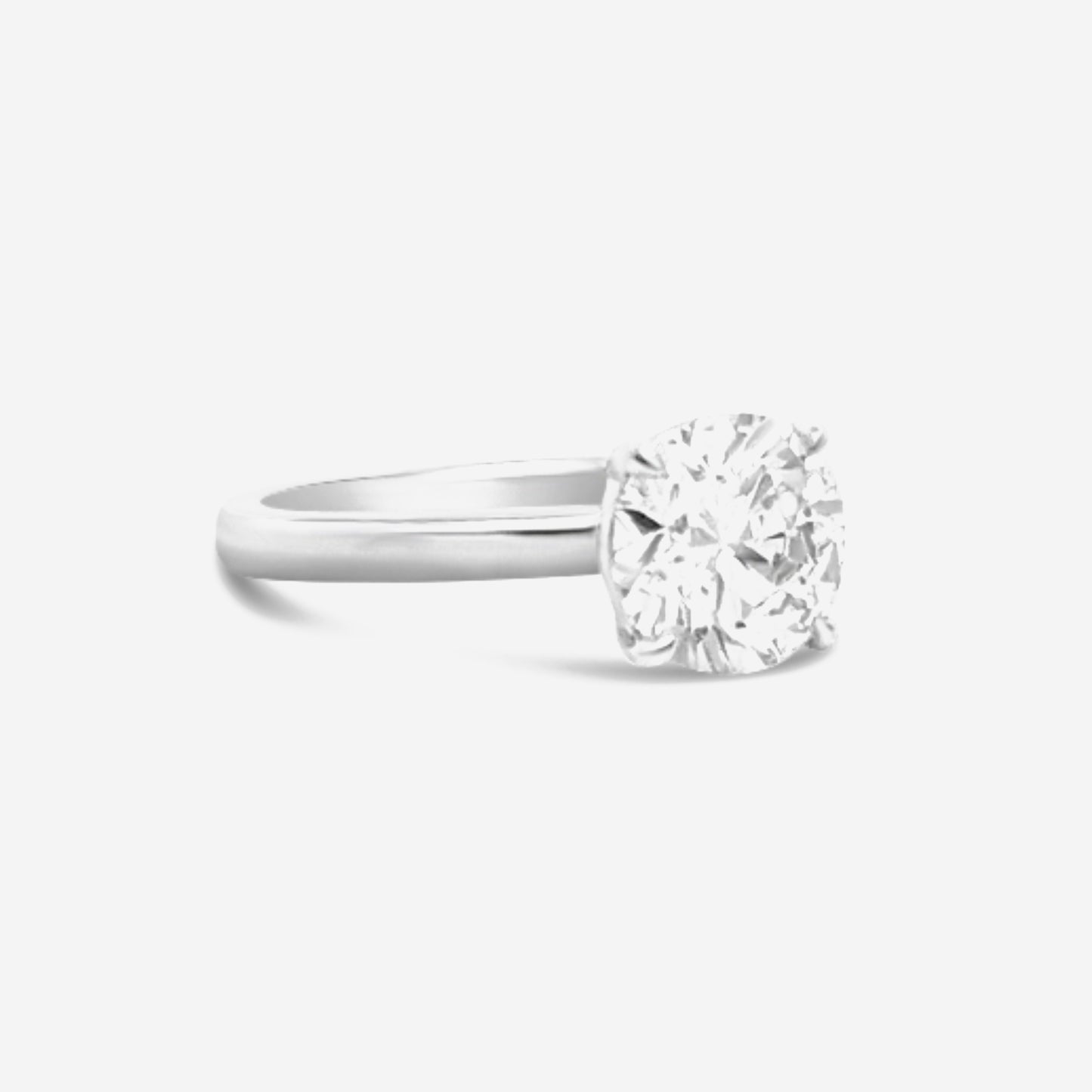 3ct classic round diamond solitaire