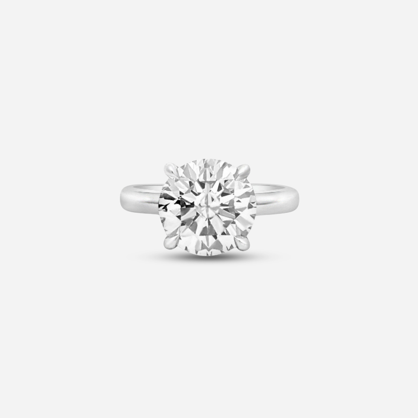 4ct classic round diamond solitaire