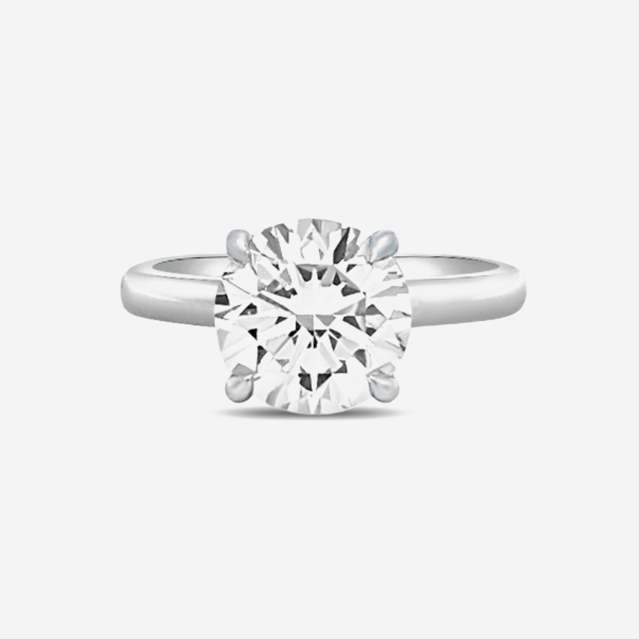 4CT Classic Round Diamond Solitaire