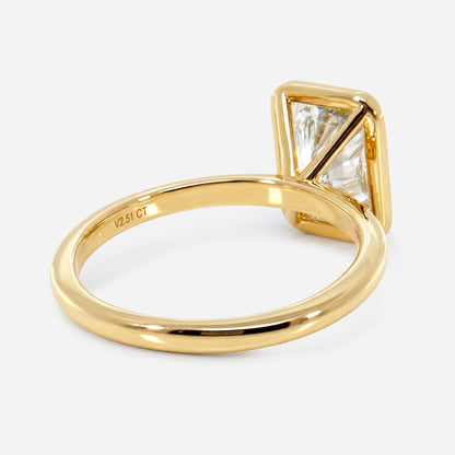 Radiant Bezel Diamond Solitaire