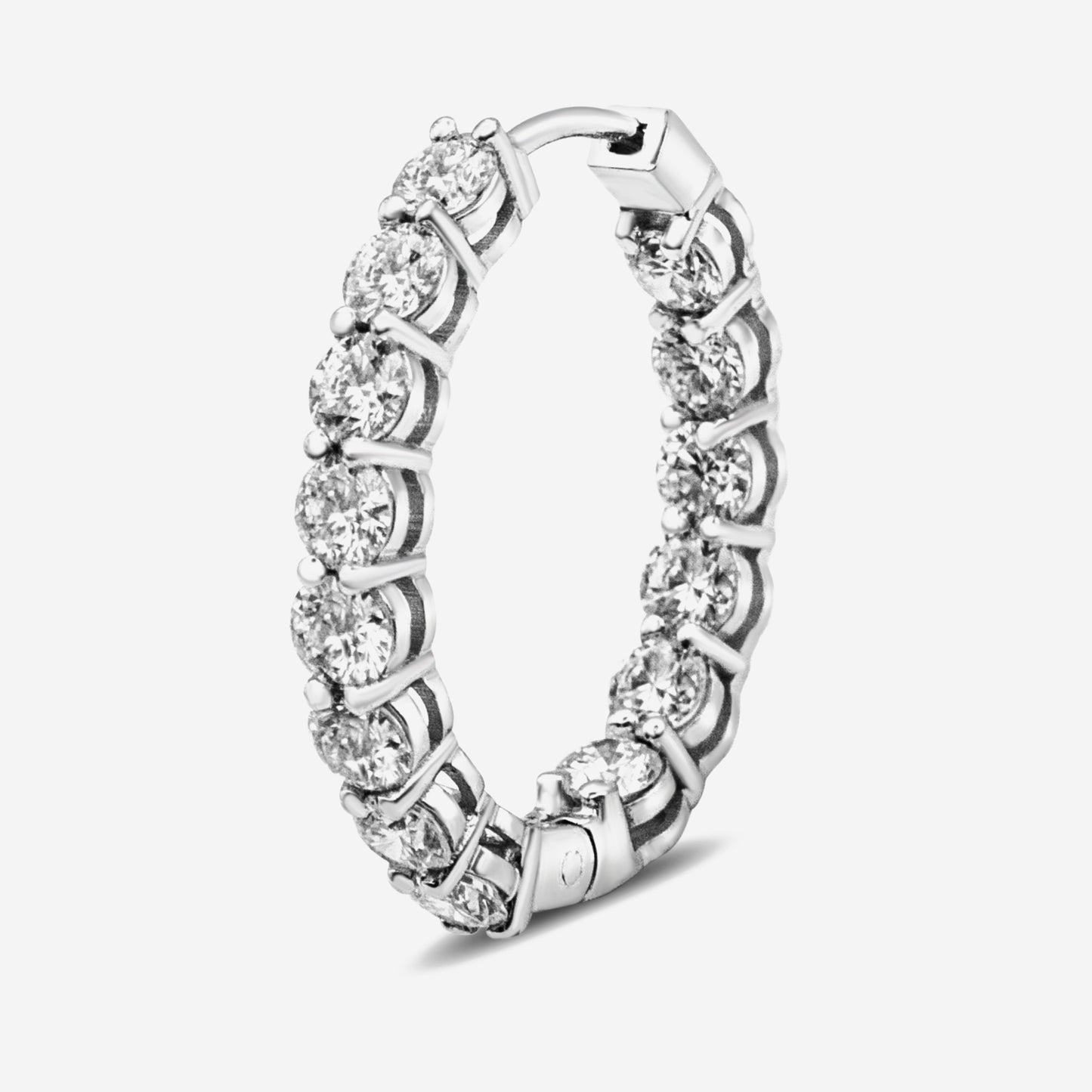 4ct hoop oval