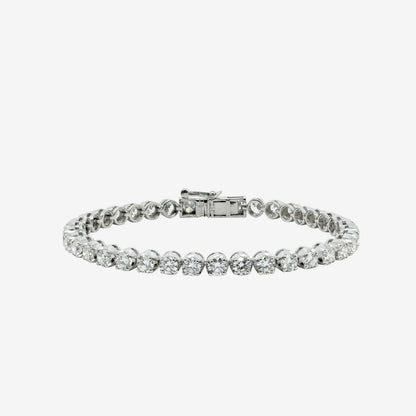 6.76ct Classic Cupcake Diamond Tennis Bracelet