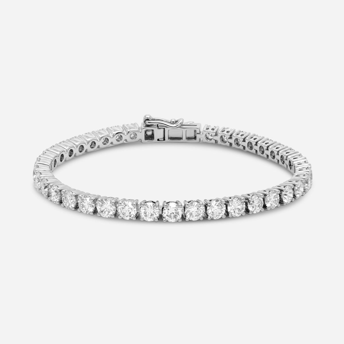 classic lab diamond tennis bracelet