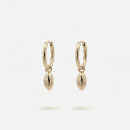 Marquise Bezel Drop Earrings