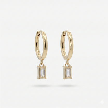 Emerald Drop Earrings