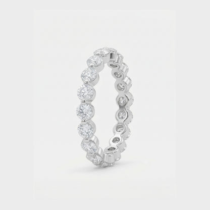 1.68CT Dainty Round Eternity Ring