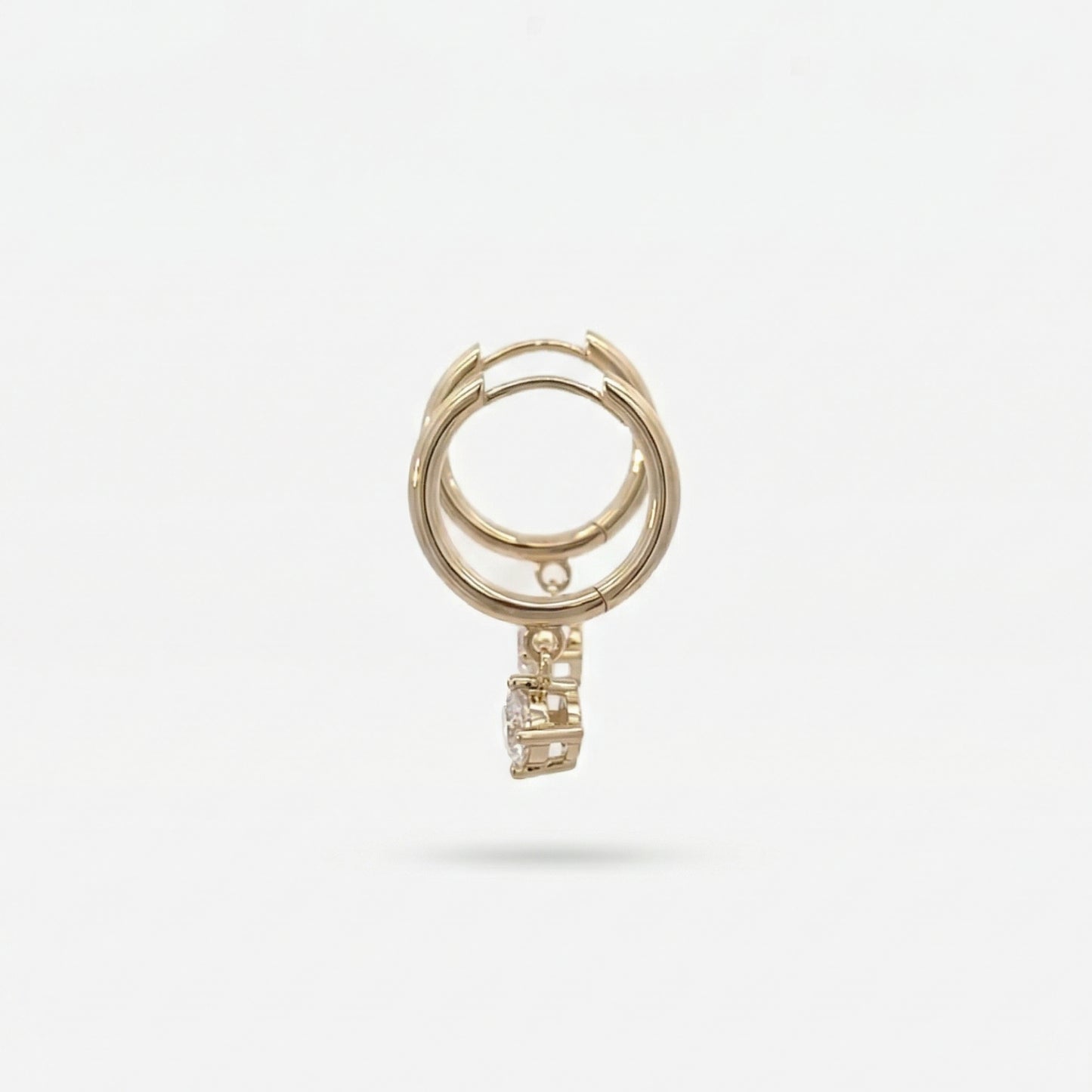 round drop earrings