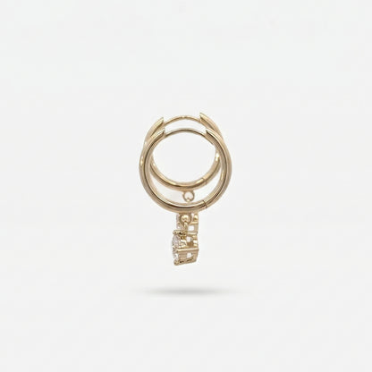 Round Drop Earrings
