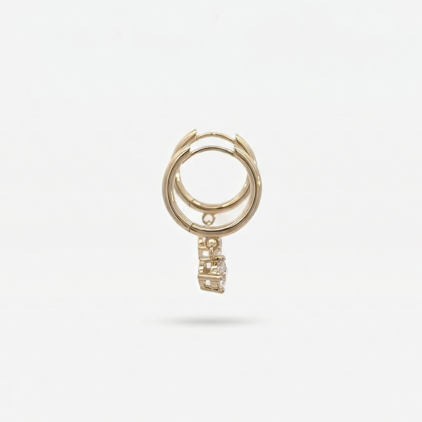 round drop earrings