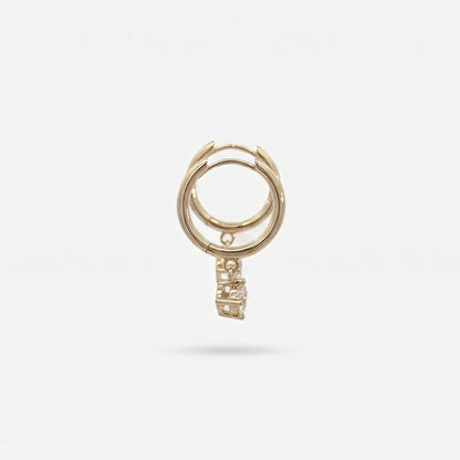 Round Drop Earrings