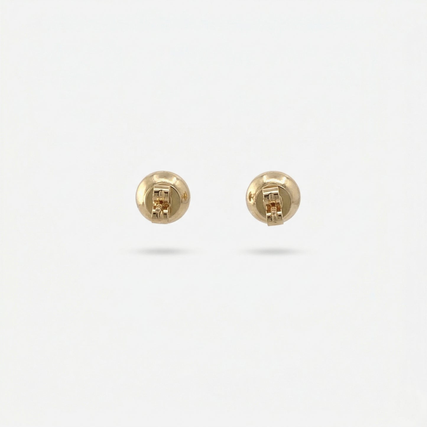 1ct oval bezel stud earrings