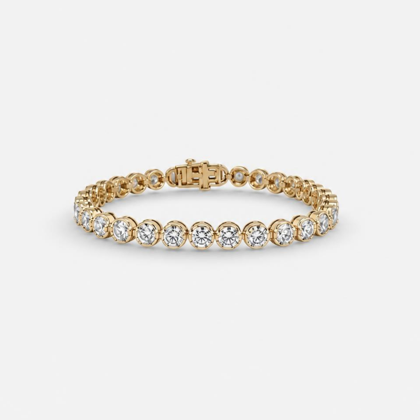 classic tulip diamond tennis bracelet