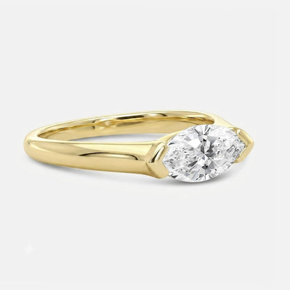 0.75CT Marquise East/West Solitaire