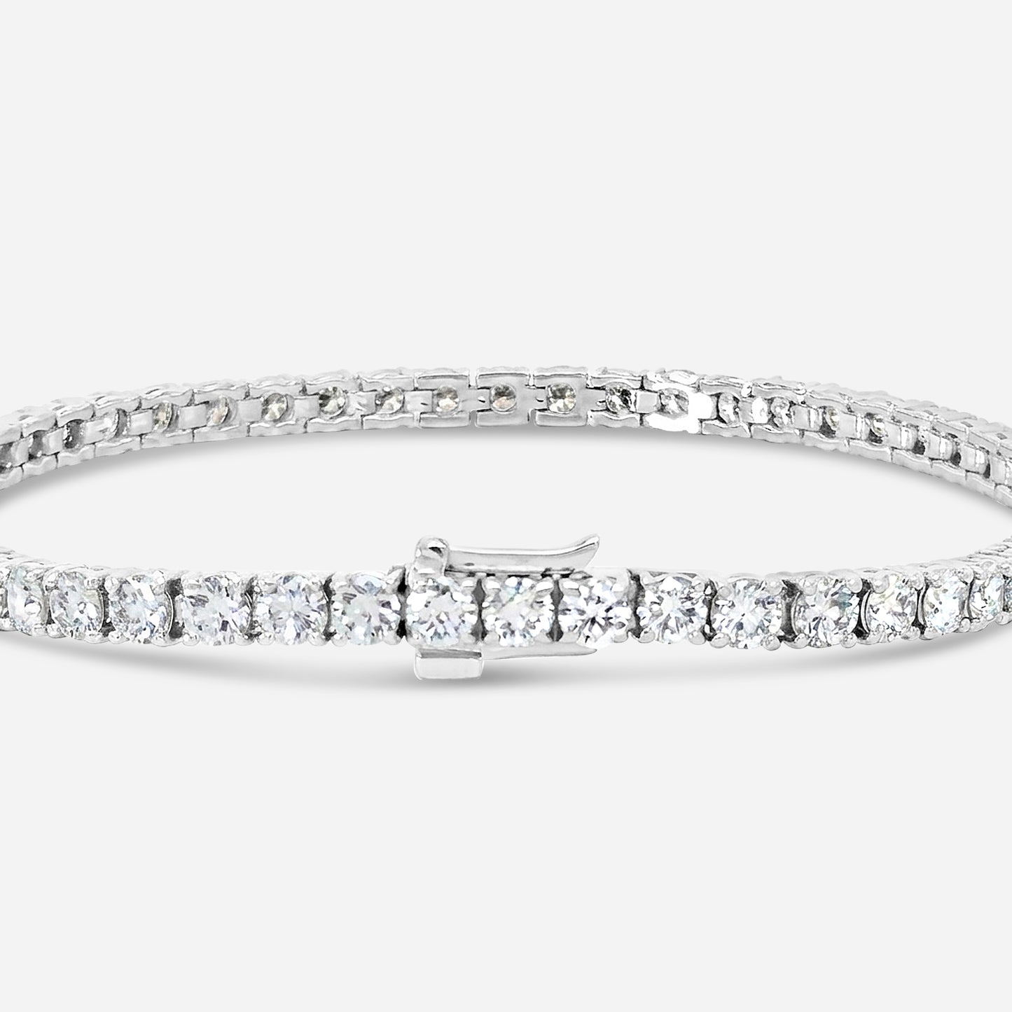4.87ct classic diamond tennis bracelet