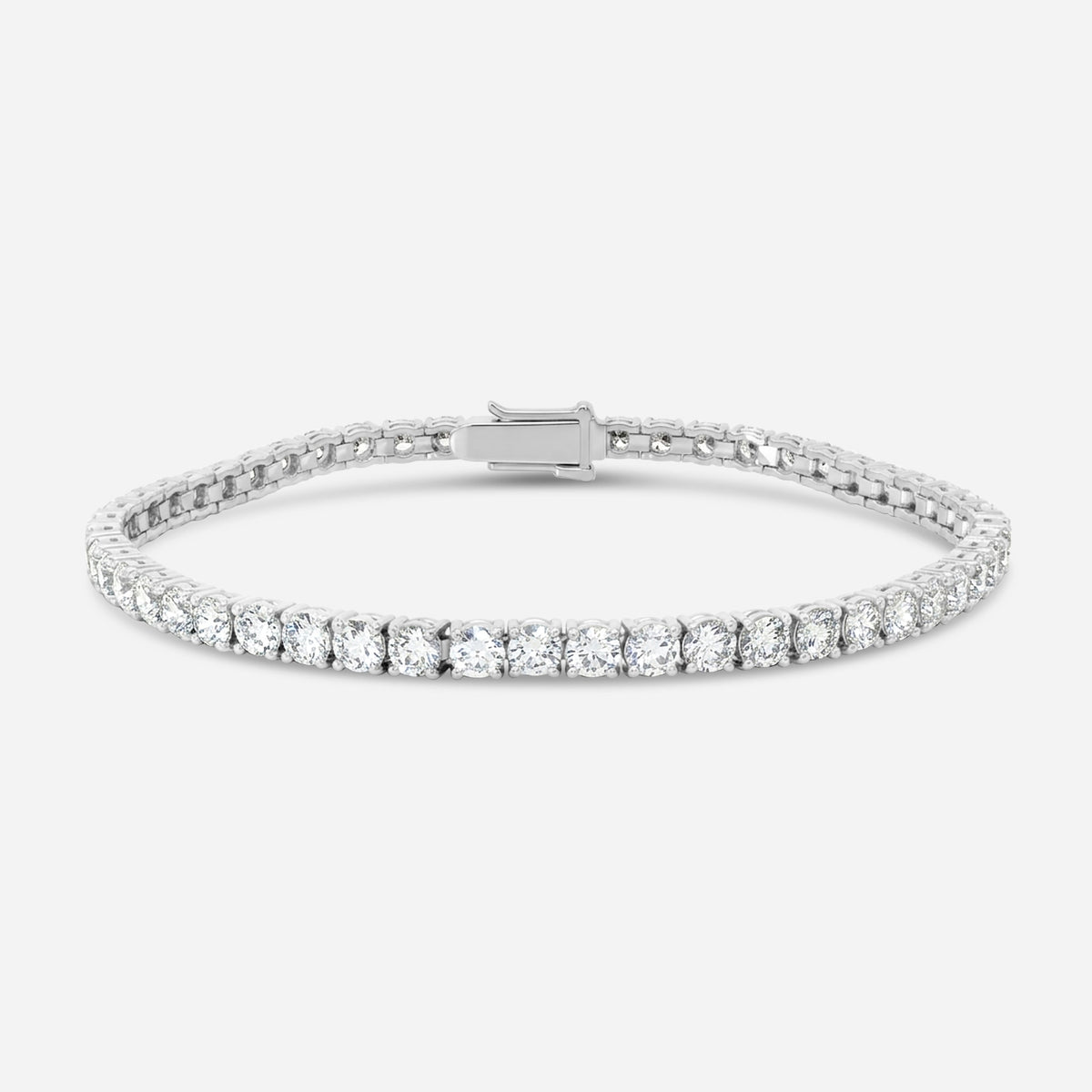 classic lab diamond tennis bracelet
