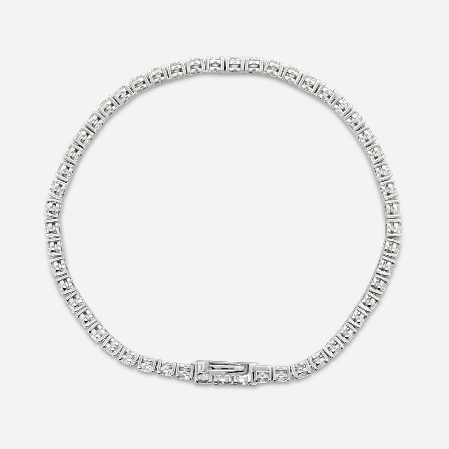 4.87ct classic diamond tennis bracelet
