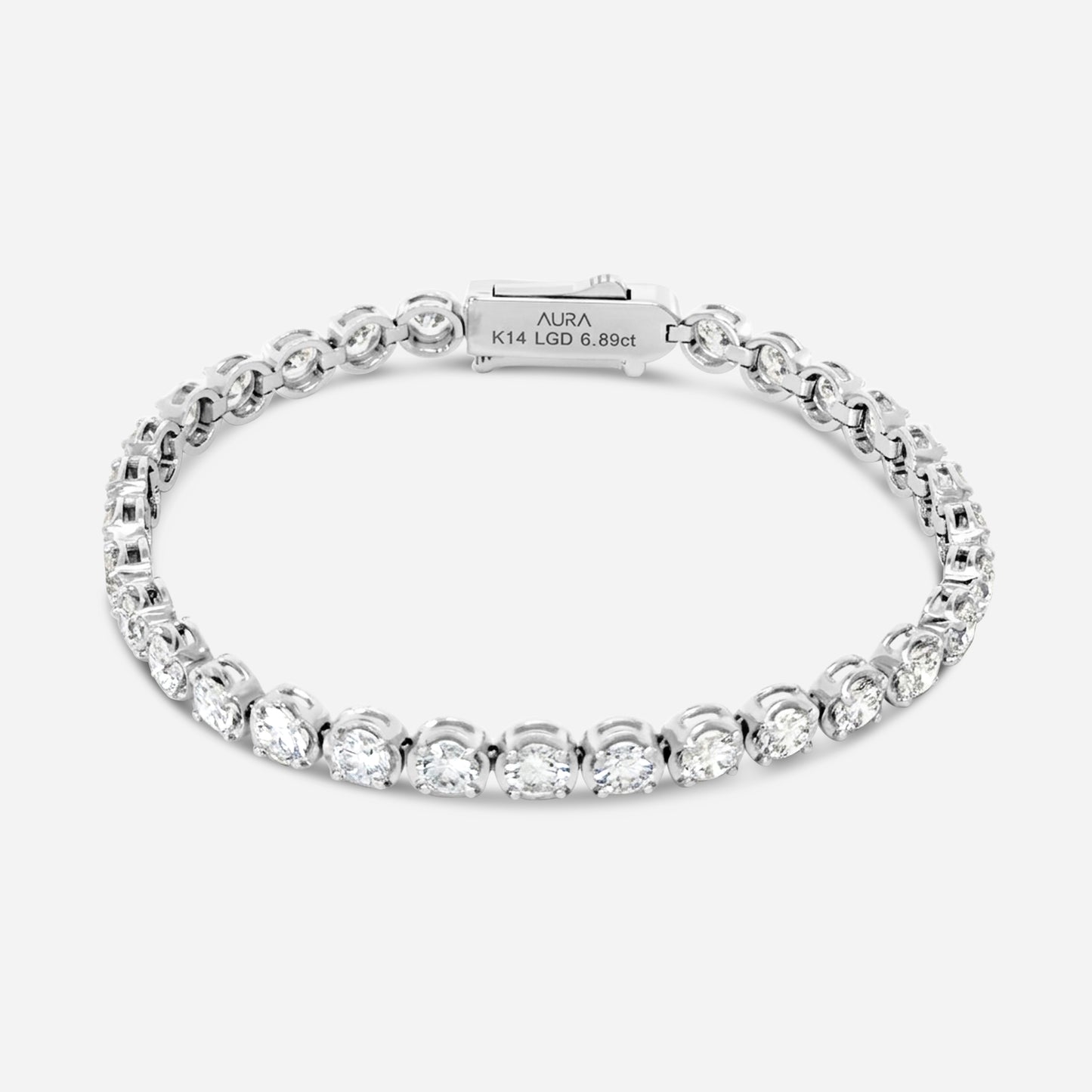 4.87ct classic diamond tennis bracelet