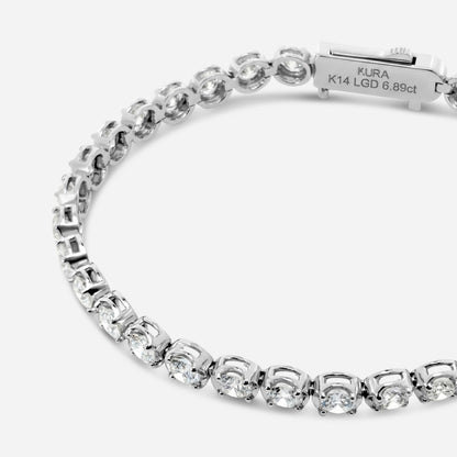 4.87ct Classic Diamond Tennis Bracelet