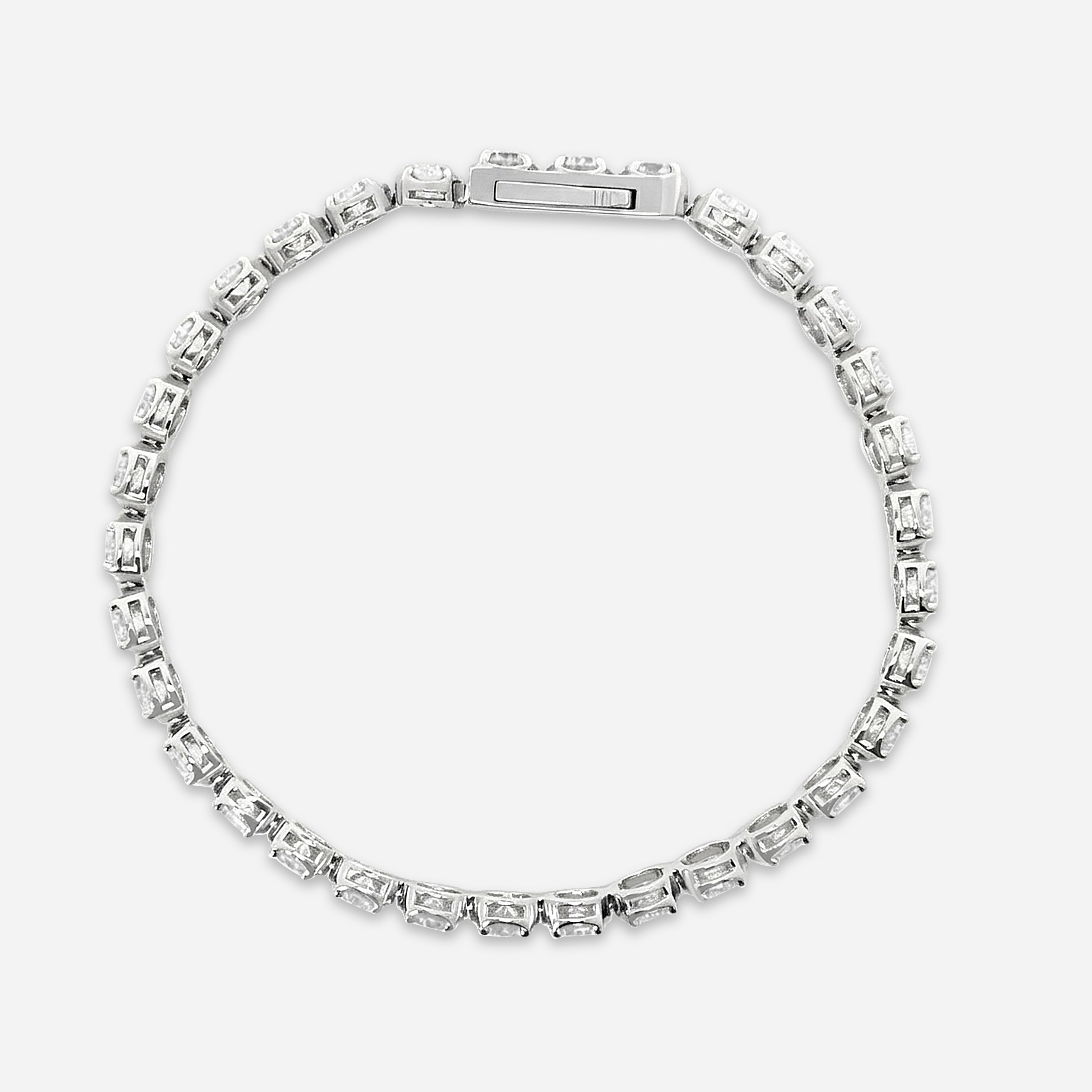 6.7ct Classic Cupcake Diamond Tennis Bracelet