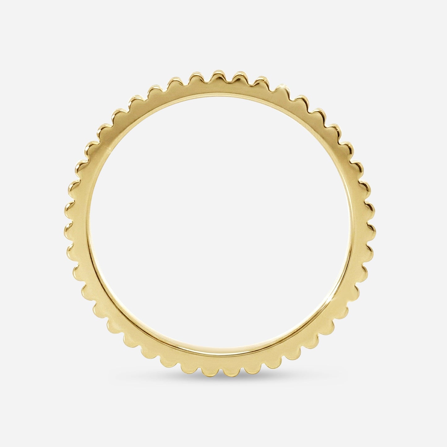gold fluted ring
