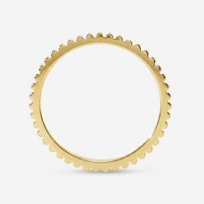 Gold Fluted Ring