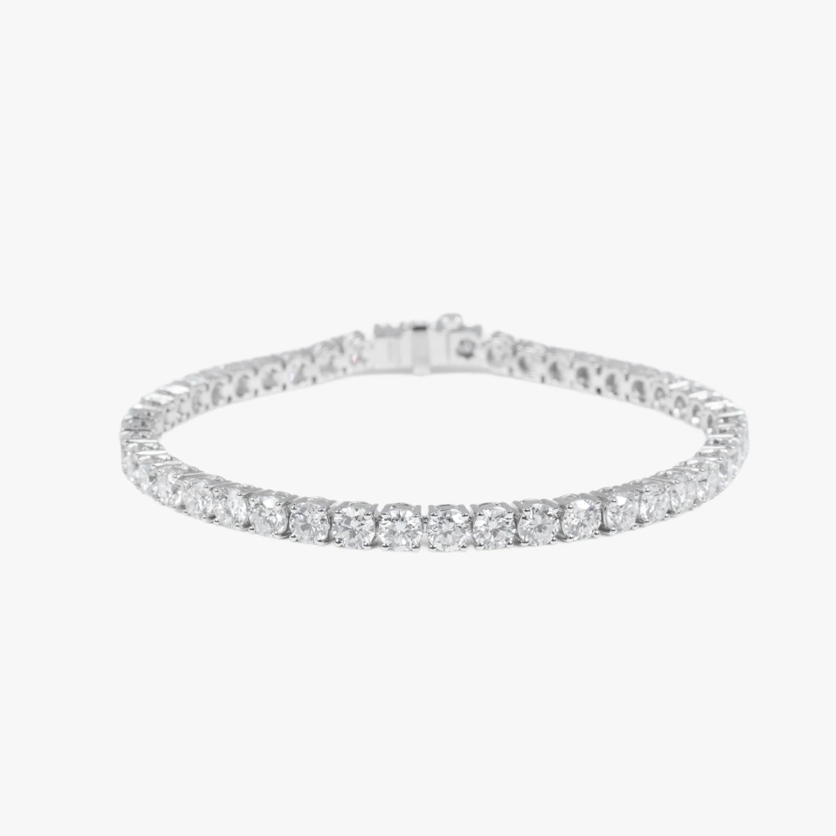 classic lab diamond tennis bracelet