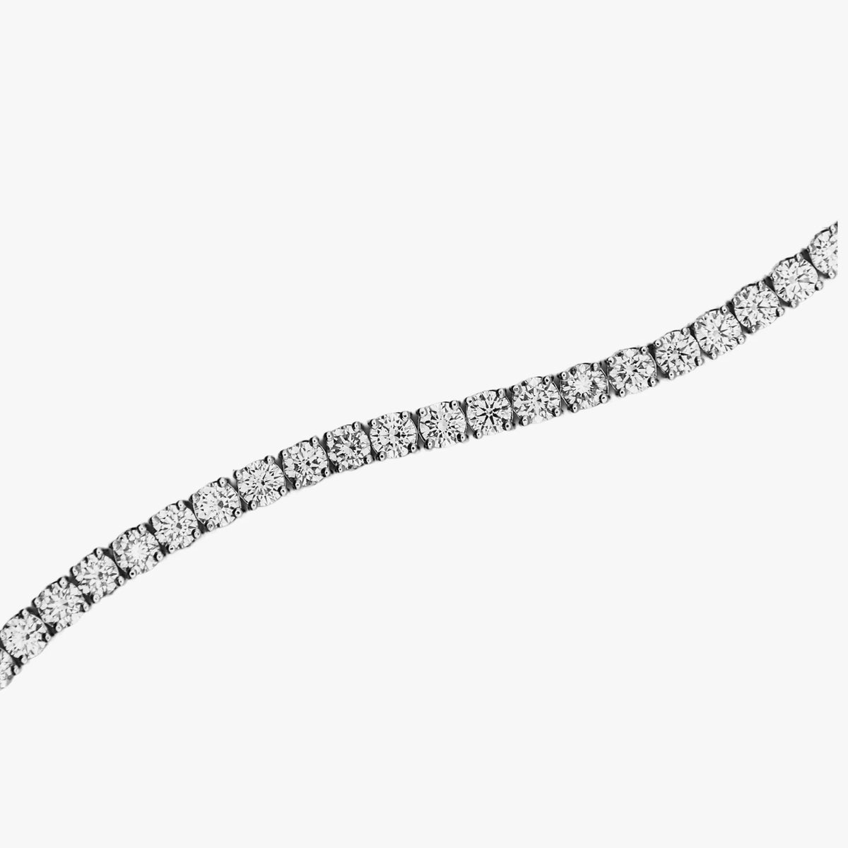 classic lab diamond tennis bracelet