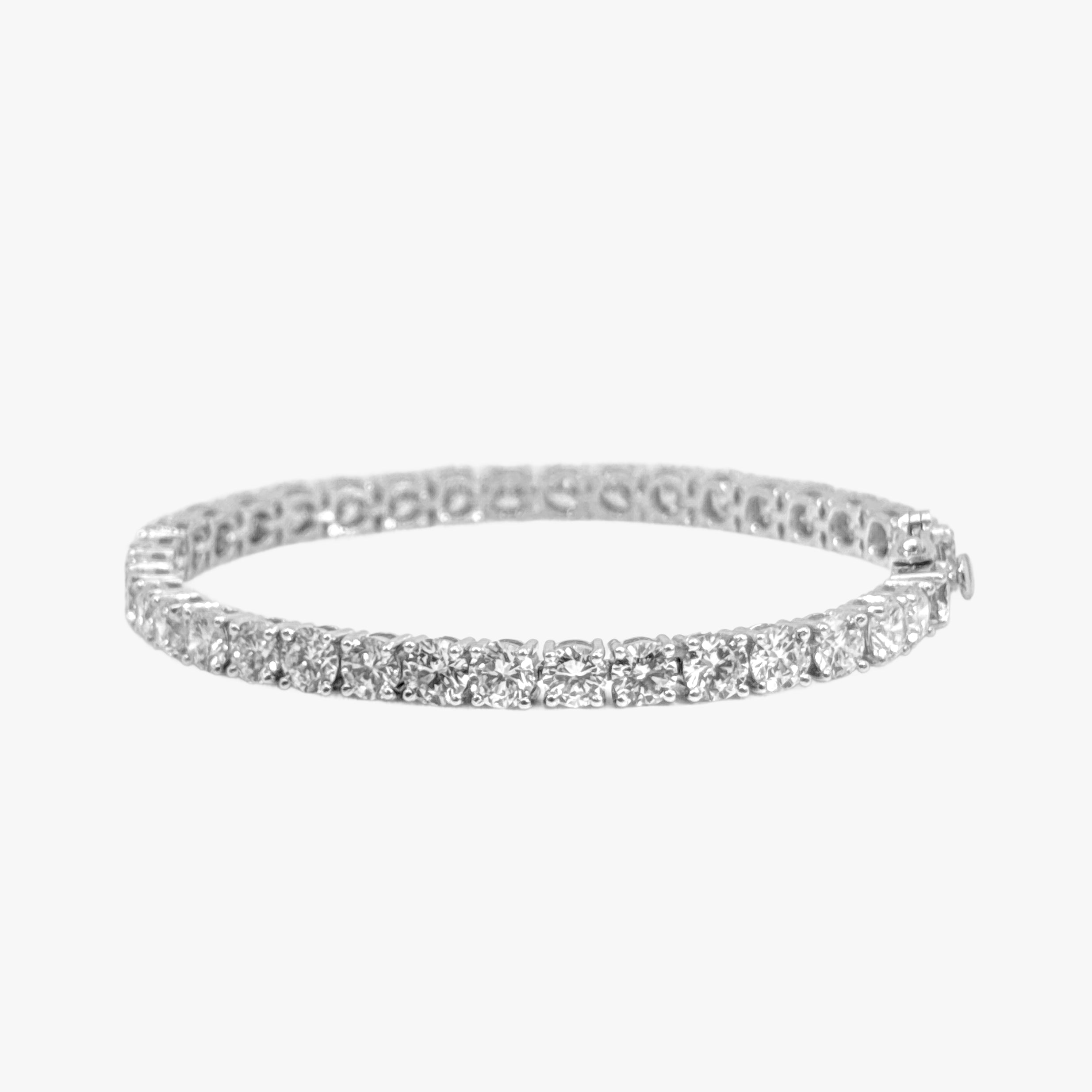 7.78CT Classic Diamond Tennis Bracelet