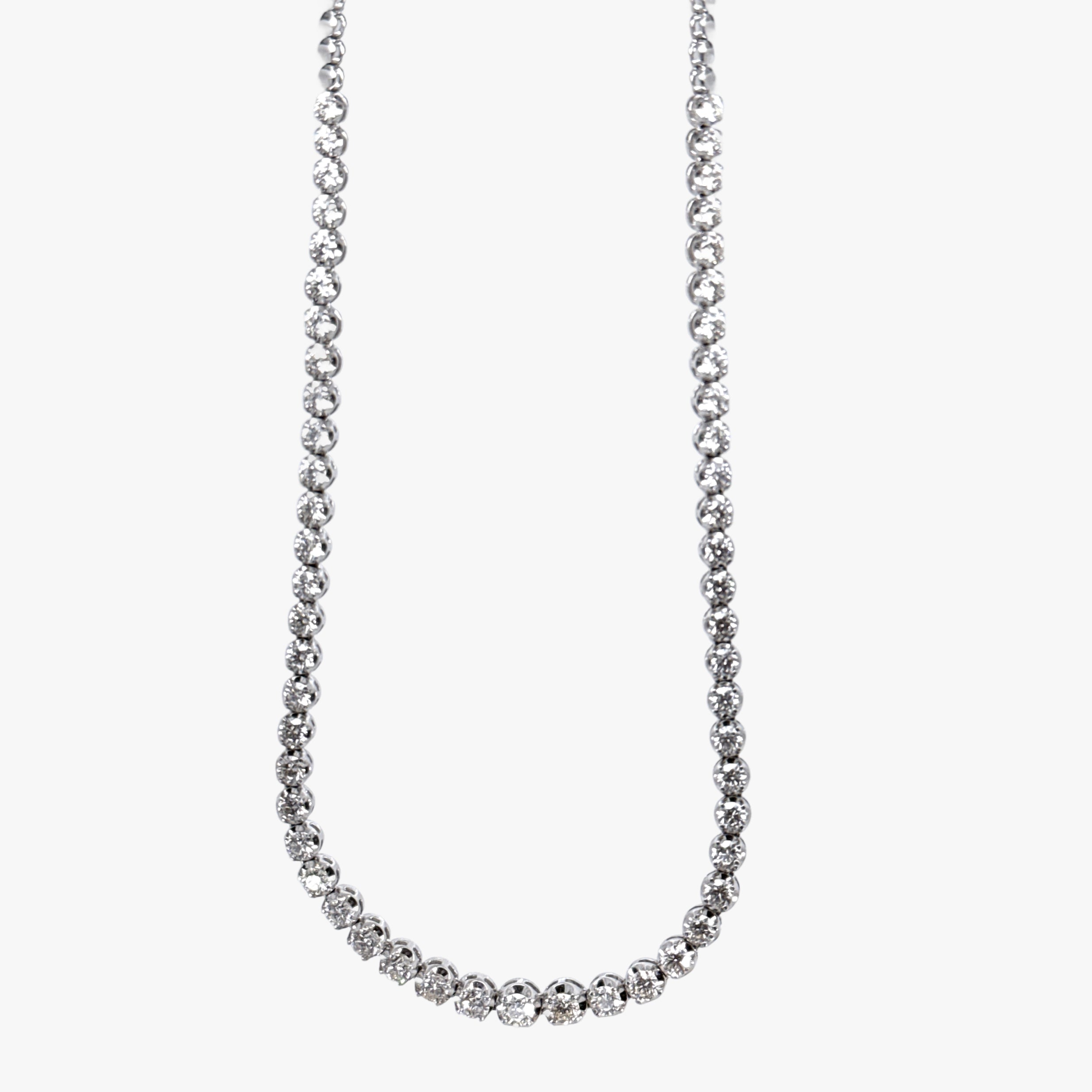 7ct Classic Cupcake Tennis Necklace