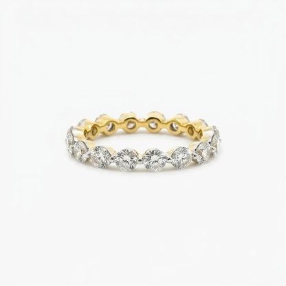 1.96CT Dainty Round Eternity Ring