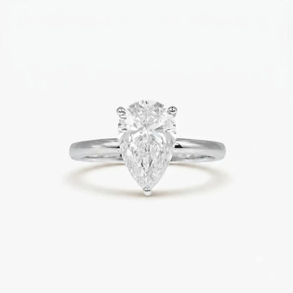 2CT Classic Pear Solitaire