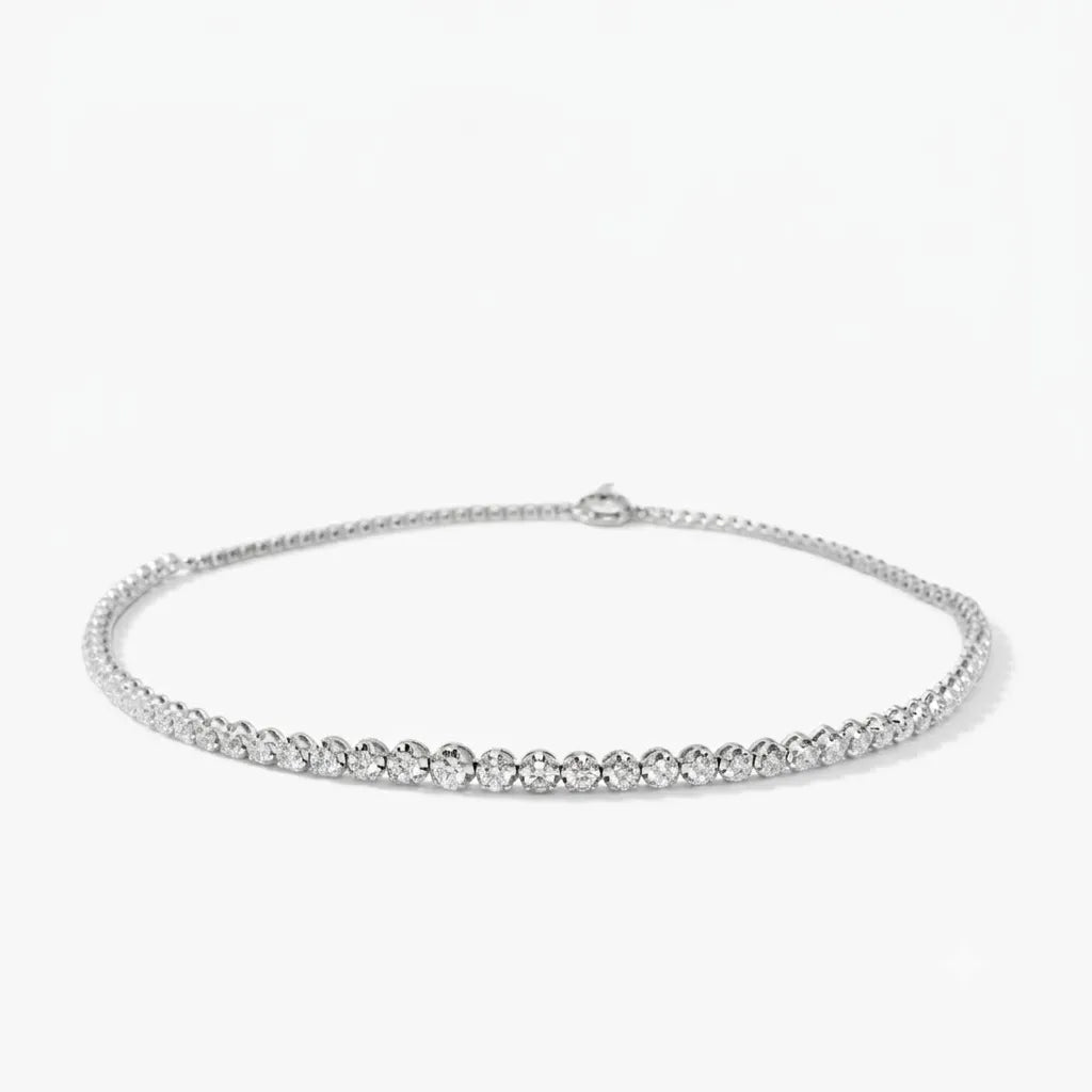 7ct Classic Cupcake Tennis Necklace