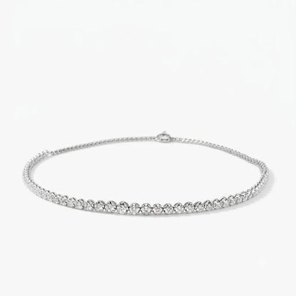 7ct Classic Cupcake Tennis Necklace