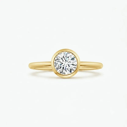 1CT Bezel Round Diamond Solitaire