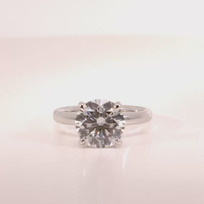 4 ct Classic Round Diamond Solitaire